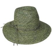 Llana Toyo Braid Straw Safari Fedora Hat