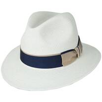 Carena Brisa Grade 3 Panama Straw Fedora Hat