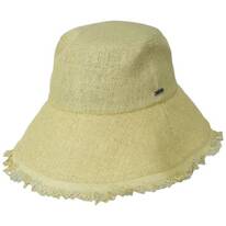 Alice Toyo Straw Bucket Hat - Black/Natural