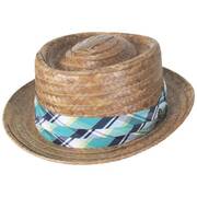 Madrigal Coconut Straw Pork Pie Hat