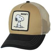 Snoopy Mesh Trucker Snapback Baseball Cap