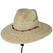 Viva Palm Straw Lifeguard Hat