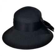 Big Bow Toyo Straw Lampshade Hat