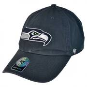 Seattle Seahawks NFL Clean Up Strapback Baseball Cap Dad Hat