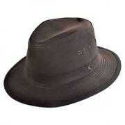 The Milford Wax Cotton Fedora Hat