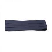 Cotton Twill 3-Pleat Pug Hat Band - Navy Blue