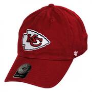 Kansas City Chiefs NFL Clean Up Strapback Baseball Cap Dad Hat