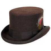 Mid Crown Wool Felt Top Hat