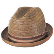 Coconut Straw Stingy Fedora Hat
