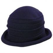Packable Wool Cloche Hat