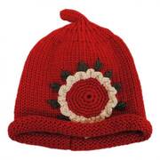 Kids' Sunflower Knit Beanie Hat