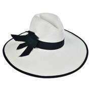 Toyo Straw Wide Brim Fedora Hat