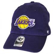 Los Angeles Lakers NBA Clean Up Strapback Baseball Cap Dad Hat