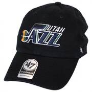 Utah Jazz NBA Clean Up Strapback Baseball Cap Dad Hat
