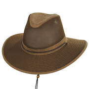 Mesh Aussie Grande Brim Fedora Hat