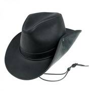 Leather Aussie Fedora Hat