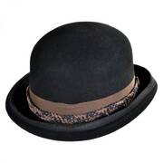 Steampunk Wool Felt Bowler Hat