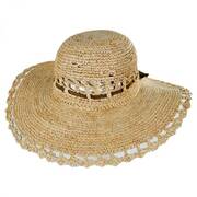Amy Crochet Raffia Straw Sun Hat
