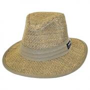 Seagrass Straw Safari Fedora Hat