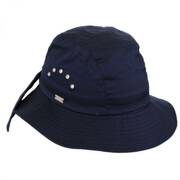 Knotted Cotton Cloche Hat