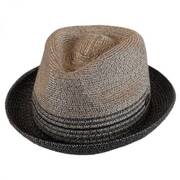 Hooper Toyo Straw Blend Trilby Fedora Hat