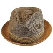 Hooper Toyo Straw Blend Trilby Fedora Hat