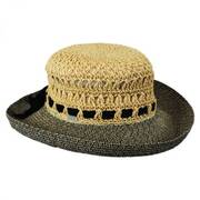 Maribel Crocheted Toyo Straw Sun Hat
