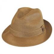 Tate Braided Straw Fedora Hat