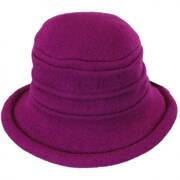 Packable Wool Cloche Hat
