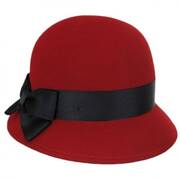 Emma Wool Felt Cloche Hat
