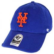 New York Mets MLB Ridge Clean Up Strapback Baseball Cap Dad Hat
