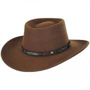 Kelso Crushable Wool Felt Gambler Western Hat