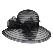 Valentina Mesh Ribbon Lampshade Hat