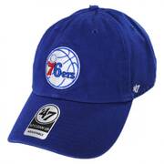 Philadelphia 76ers NBA Clean Up Strapback Baseball Cap Dad Hat