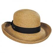 Raffia Straw Braid Breton Hat