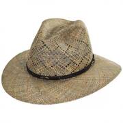Digby Seagrass Straw Safari Fedora Hat