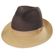 Hatfield Hemp Straw Fedora Hat