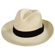 Classic Panama Straw Fedora Hat