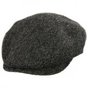 Donegal Shetland Wool Earflap Ivy Cap - Dark Gray