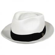 Quickstep Grade 8 Panama Straw Fedora Hat