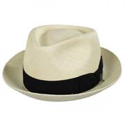 Quickstep Grade 8 Panama Straw Fedora Hat