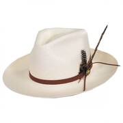 Tallahassee Shantung Straw Fedora Hat