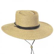 Bruges Toyo Straw Blend Boater Hat