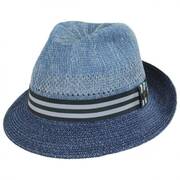 Berle Toyo Straw Blend Fedora Hat