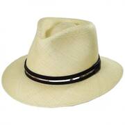 Stansfield Panama Straw Fedora Hat