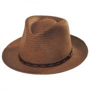 Lappen Raindura Straw Fedora Hat