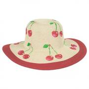 Summer Fruit Kids Toyo Straw Blend Sun Hat