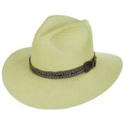 Cayuga Raindura Straw Fedora Hat