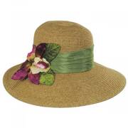 Orchid Toyo Straw Sun Hat