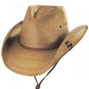 Contoy Palm Straw Western Hat